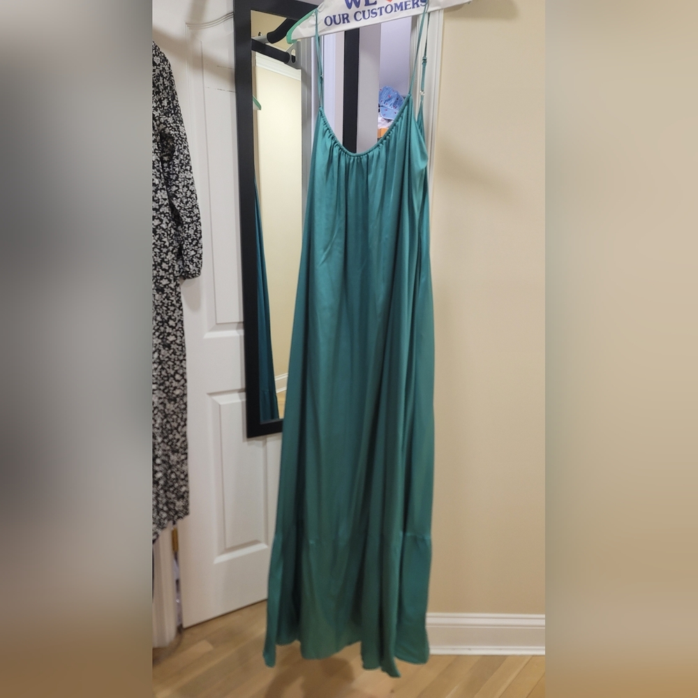 Chic Teal Maxi Dress